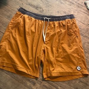 VUORI lined shorts